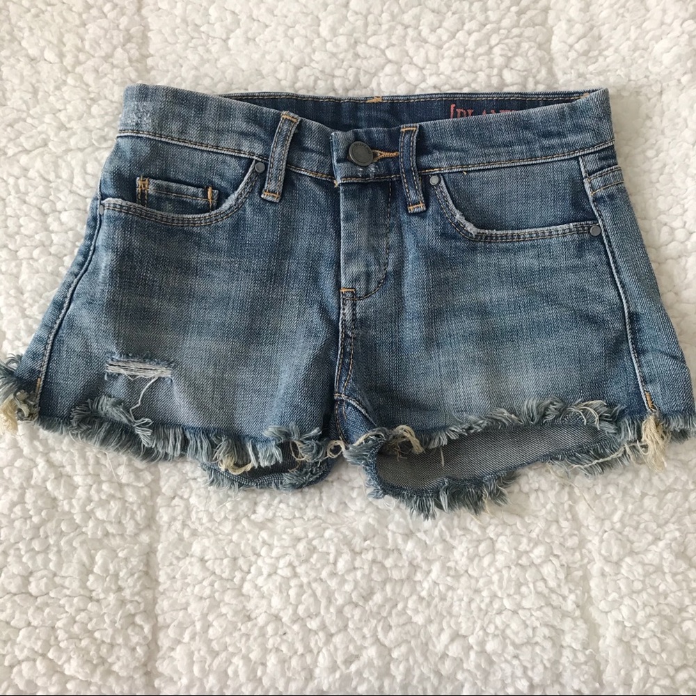 Girls Blank NYC Distressed Denim/Jeans Shorts